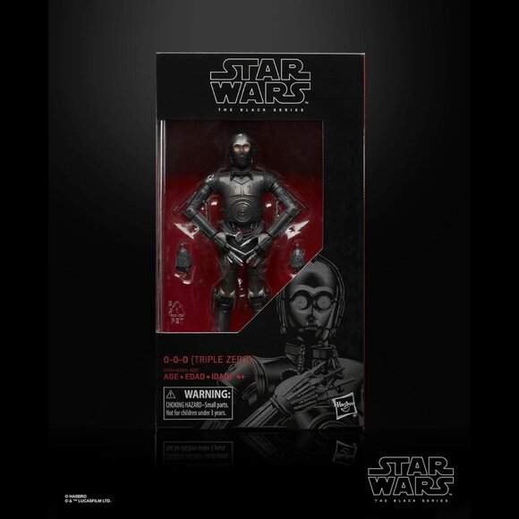 Star Wars The Black Series 0-0-0 (Triple Zero) 6-Inch Action Figure - Picture 4 of 5